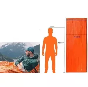 Zaparkorun Núdzový outdoorový spací vak na kempovanie v prírode