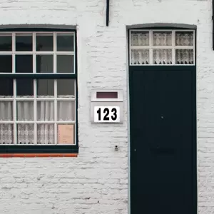 Izoxis Solárne svetlo s číslom domu