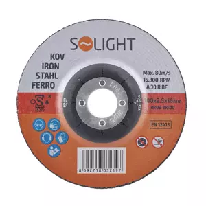 Brúsny kotúč na oceľ RNUB-BK100 - 100 x 2,5 x 16 mm - Solight