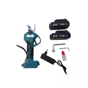 Aku záhradné nožnice Grita HT-6600-1 + 2x batéria 21 V + 2 uťahovacie kľúče + praktický kufor