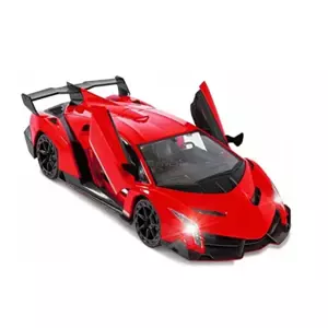 Zaparkorun Pretekárske auto na diaľkové ovládanie - červené