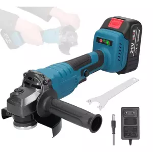 Grita Aku uhlová brúska GRITA HT-6604 + 2x vysokokapacitná batéria 21V + praktický kufor