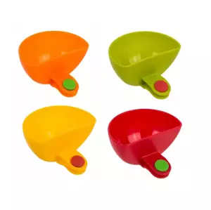 OUT OF THE BLUE KG Misky na omáčky s klipom - 4 ks