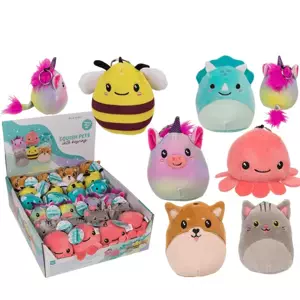 OUT OF THE BLUE KG Stláčacie plyšové zvieratká s príveskom na kľúče - rôzne druhy