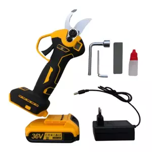 Aku záhradné nožnice s LCD displejom TIGO MD-09 + 2x batérie 21 V + praktický kufor