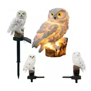 GGV LED solárna záhradná lampa - sovička, 14 cm