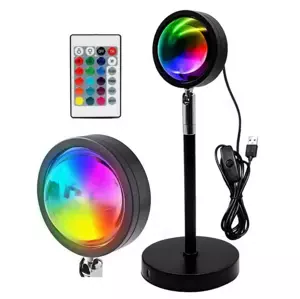 DexXer Viacfarebná LED lampa s diaľkovým ovládaním - RGB