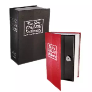 Pokladnička v tvare slovníka - čierna - Malatec