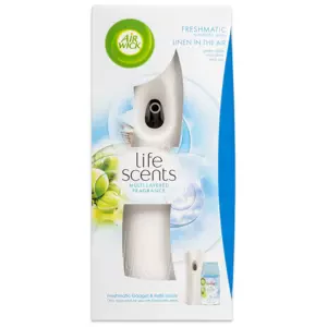 Osviežovač vzduchu + náplň - Freshmatic - Bielizeň vo vánku - 250 ml - biely - Air Wick