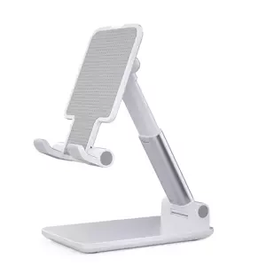 KOUVOLSEN Plne skladací uhlovo nastaviteľný držiak na telefón / tablet - Kouvoulsen - bílý
