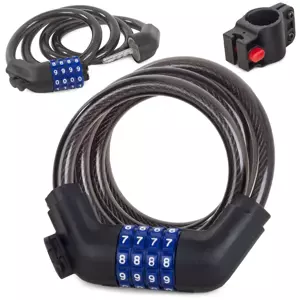 Bezpečnostná zámka na bicykel s kódom