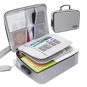 Ohňovzdorná taška na dokumenty s kombinovaným zámkom ABERE