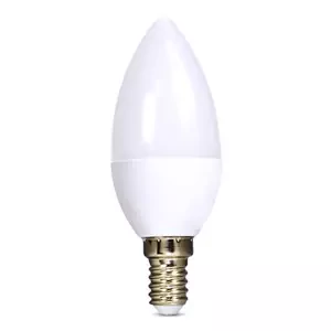 LED žiarovka Solight WZ409-1, sviečka, 6W, E14, 3000K, 510lm