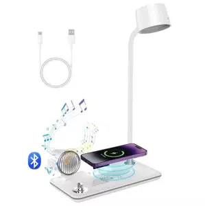 Stolná lampa 4 v 1 MDHL MD-1772 - biela