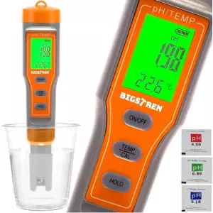 Elektronický pH LED tester 4v1 s funkciou ATC a teplomerom Bigstren