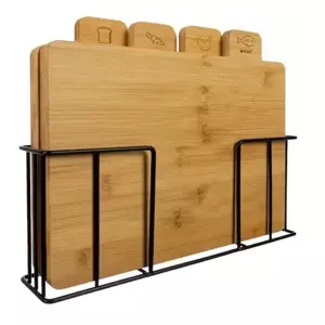 Bambusové dosky so stojanom Ruhhy - 4 ks