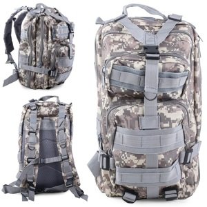VERK Vodoodolný survival batoh - turistický - 30l - bílá