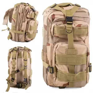 VERK Vodoodolný survival batoh - turistický - 30l - Digital camo