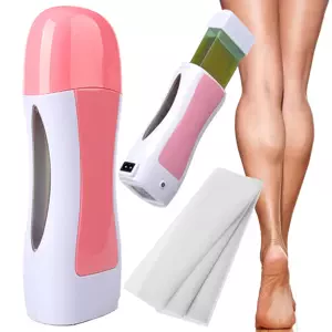 Depilačná súprava 3v1 - ohrievač vosku + vosk + 10ks pásikov