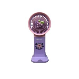 Prenosný mini ventilátor XINGHUA KOS-19036 - Fialová