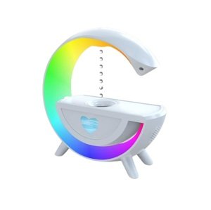 Antigravitačný zvlhčovač vzduchu Y13 v tvare G s Bluetooth reproduktorom