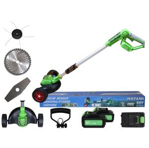 Aku strunová kosačka s kolieskami HAYAMI HA-1030G