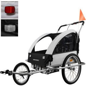 Purlov Odpružený príves za bicykel 3v1 Kruzzel 25372