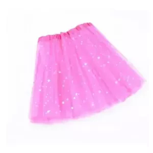 Zaparkorun Princeznovská sukňa s LED svetlom - růžová