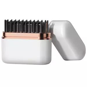 VERK Mini kefová žehlička na vlasy s reguláciou teploty 160 °C - 200 °C - biela