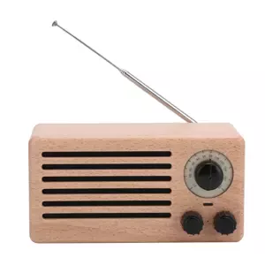 Retro prenosné rádio NewRixing NR-3013 - javor