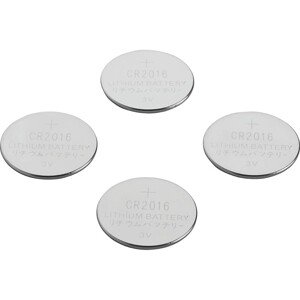 Gombíkové batérie CR2016, 4 ks