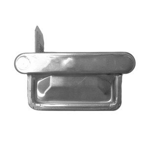 Koncovka na odtokové žľaby pre hranatý odtokový žľab RG 75 ľavá hliník