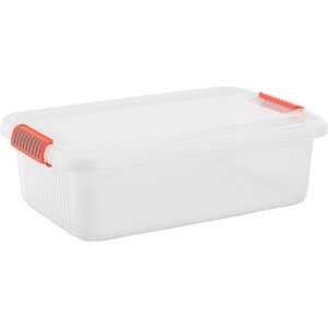 Úložný box M s uzatváracími sponami K s vekom