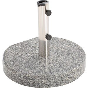 OBI Stojan na slnečník Granada granit.sivý pre tyče pr.38-48mm,max. pr. 3m 30kg