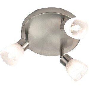 OBI LED kruhové svietidlo s 3 bodovými svietidlami Chiusa