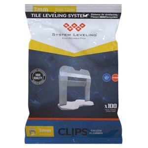 System Leveling Spona pre škáru 3,0 mm (3-12mm), 100 ks