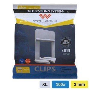 System Leveling Spona pre škáru 3,0 mm (15-22mm), 100 ks