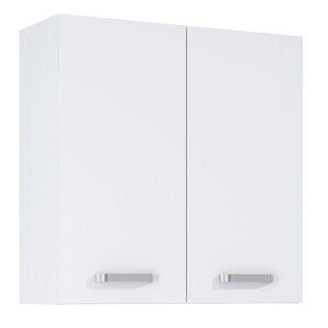 Maximus Závesná kúpeľňová skrinka Eve, 2 dvierka, lesklá biela, 60 cm
