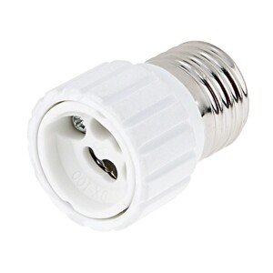 REV Adaptér objímky E27/GU10, 250 V, biely