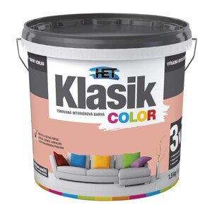 HET Klasik COLOR Tónovaná interiérová farba KC 0828 lososová, 1,5 kg