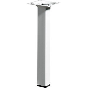 Hettich Nábytková noha hranatá, biela, 24 x 24 x 200 mm