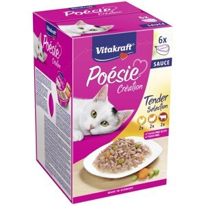 Vitakraft Kapsičky pre mačky Multipack Poésie Creation v omáčke 6 x 85 g