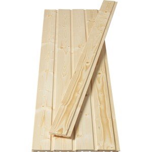 Rettenmeier Obklad. palubovka Stand. smrek/jedľa kvalita B, 210 x 1,25 x 9,6 cm