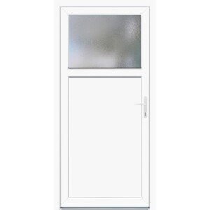 PANTO Plastové vedľajšie vchodové dvere K 301 biele 98 x 198 P