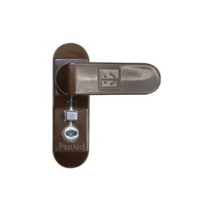 Richter Czech Okenný bezpečnostný závorový zámok, tmavo hnedý