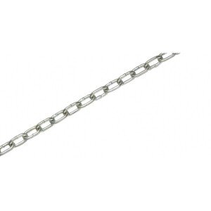 LUX Reťaz krátkočlánková okrúhla galvanicky pozinkovaná, pr. 4 mm - metráž