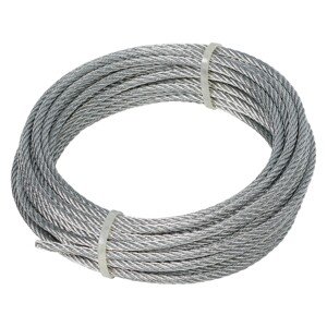 LUX Drôtené lano pozinkované, pr. 4 mm x 10 m
