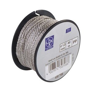 LUX Polypropylénový povrázok krútený modrý pr. 1,3 mm x 40 m