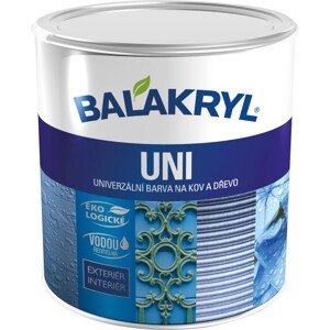 BALAKRYL Univerzálna farba na kov a drevo UNI MAT 0150 tmavo sivá 0,7 kg
