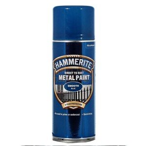 Hammerite Priamo na hrdzu farba na železné kovy v spreji hladká modrá 400 ml